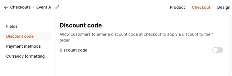 How to enable discount codes on Checkout Page