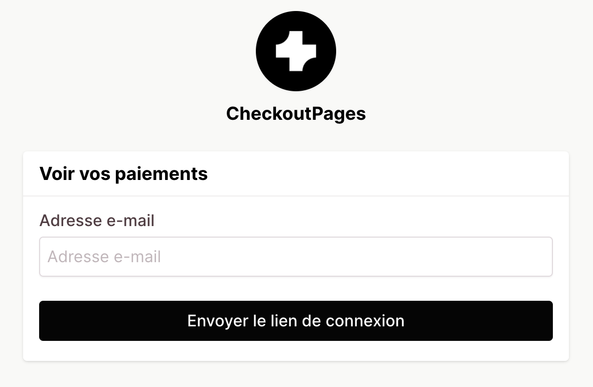 French Checkout Page 