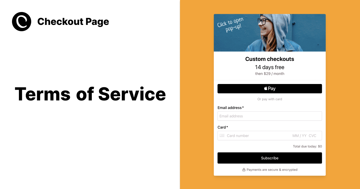 terms-of-service-checkout-page