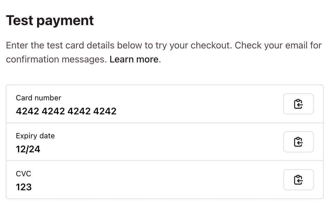 Create checkouts redesign - Checkout Page