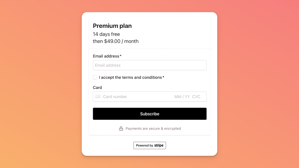 Accept terms and conditions checkout field