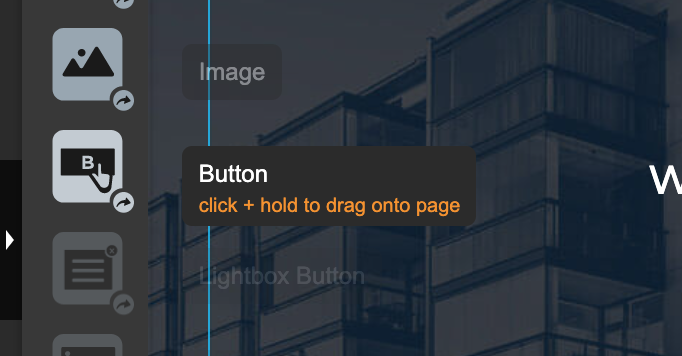Unbounce add button